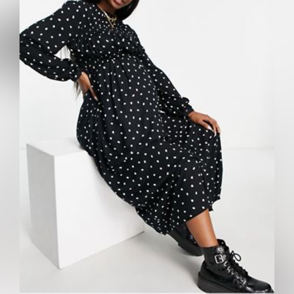 ASOS DESIGN MATERNITY - polka dot dress